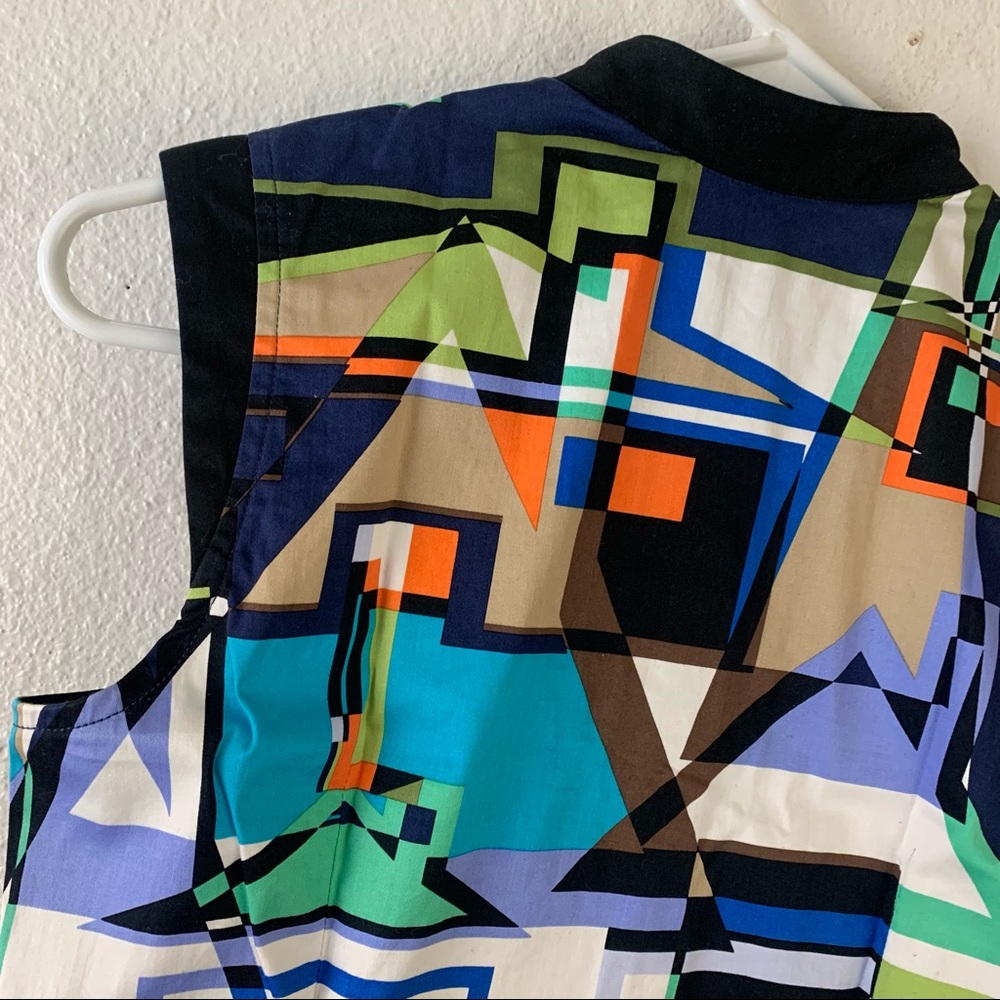 Etcetera Multicolor Button Down Sleeveless Women’… - image 7